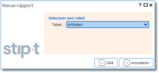 RapportOntwerpTabel